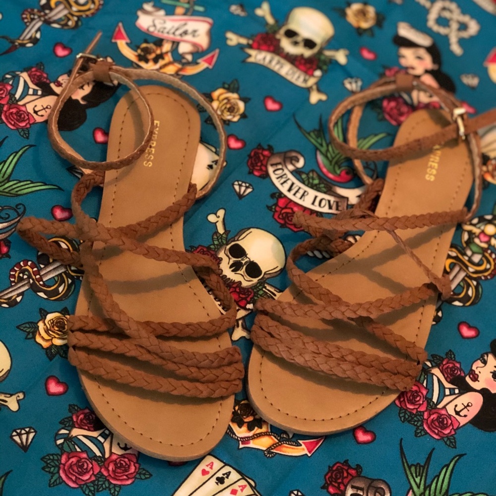 Express ankle strap sandals